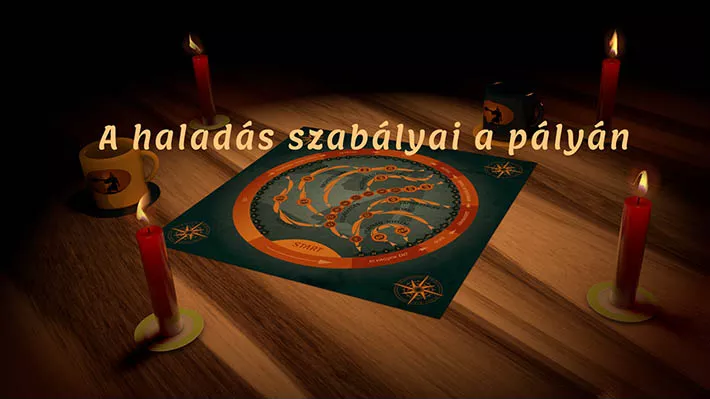 Zarándok társasjáték oktató animáció I. rész