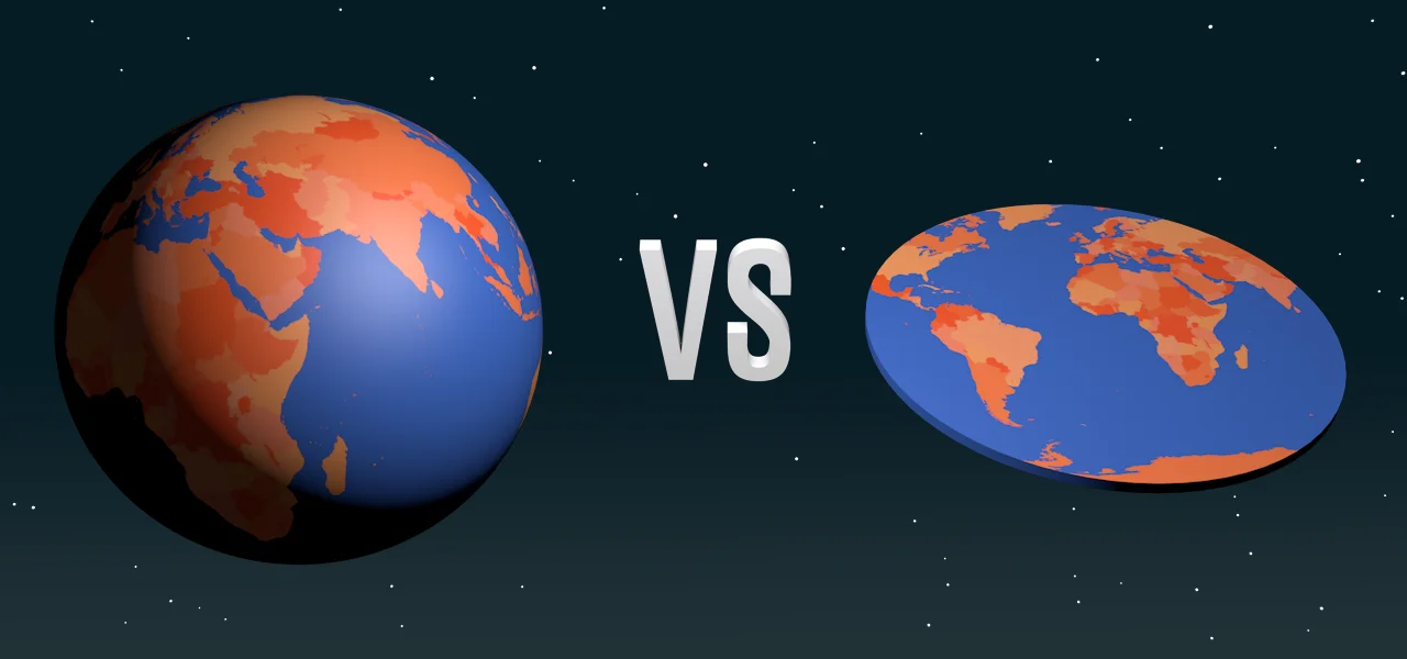 Earth sphere vs flat 1280×600 Föld - Laposföld - avagy miért jó egy cégnek honlap nélkül?