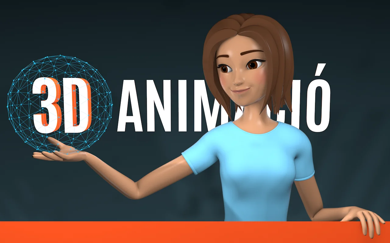 3d animáció - mobil